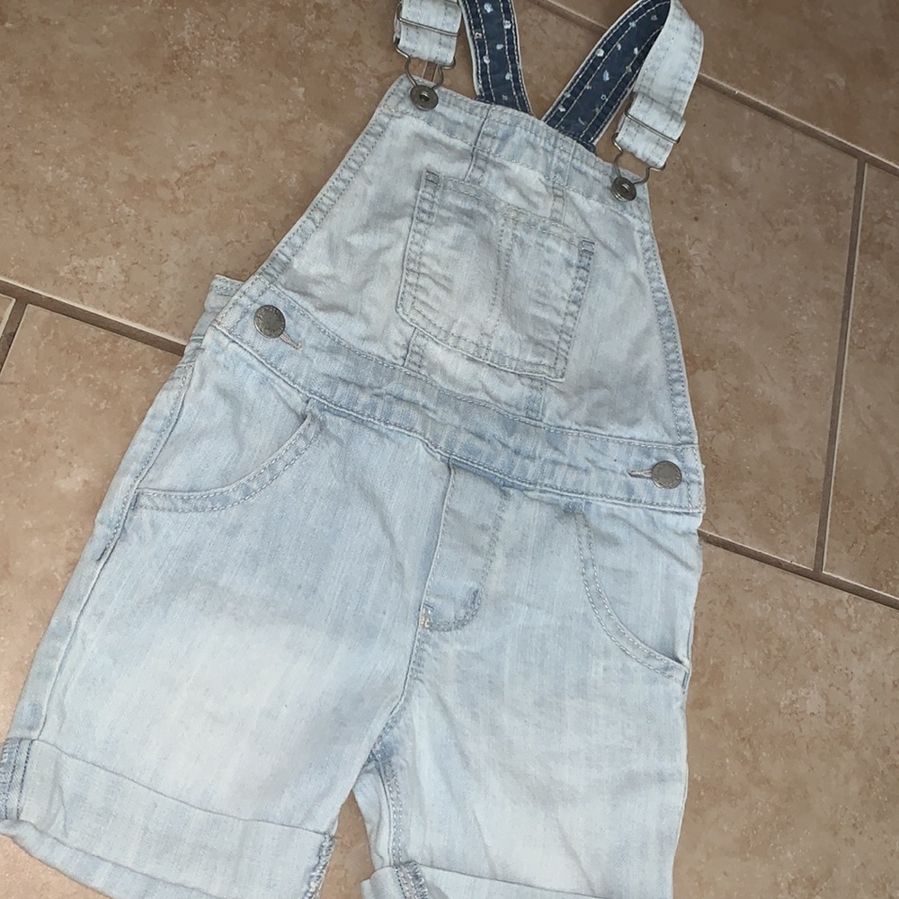 Girls Blue Jean Overalls